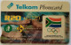 South Africa R20 Chip Card - Three Swimmer - Starting - Suráfrica