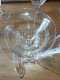 Delcampe - Six Coupes à Champagne  En Cristal Gravé Décor De Fleurs Feuillage Et Frise Dans Le Goût De Baccarat St Louis - Vidrio & Cristal