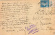 FRANCE - Carte Avec Pub De Carnet : Vichy - Illustration Jeanne D'Arc à Cheval - N° 140 25c Semeuse Bleu Type II - Lettres & Documents
