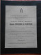 Bruxelles Baronne D'Overschie De Neeryssche 1856-1923 Décédée à Grimberghen Envoyé Au Chäteau De La Havette à Spa - Décès