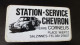 Autocollant Original Vintage Station Service Chevron Porsche 911 Salzinnes 6 Cm / 10,5 Cm - Pegatinas