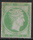 GREECE 1861 Large Hermes Head Paris Print 5 L Yellow Green  Vl. 3 MH - Nuovi
