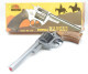 Vintage TOY GUN : Gibie Kansas MIB IN BOX L=25cm - 19??s - Spain - Keywords : Cap Gun - Cork - Revolver - Pistol - Armi Da Collezione