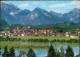 Ansichtskarte Füssen Blick Auf Die Stadt 1970 - Fuessen