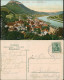 Königstein (Sächsische Schweiz) Panorama-Ansicht, Elbe, Festung Königstein 1905 - Koenigstein (Saechs. Schw.)