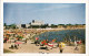 Postcard Montevideo PLAYA RAMIREZ Strand Beach Scene 1960 - Uruguay