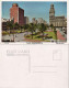 Postcard Montevideo PLAZA INDEPENDENCIA Stadtteilansicht 1955 - Uruguay