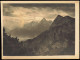 Foto  Alpen - Sonne, Stimmungsbild 1932 Privatfoto - Alpinismus, Bergsteigen