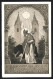 Künstler-AK Freising, Erinnerung An Das Korbinnias-Jubiläum 6.-13.7.1924, Heiliger Mit Bär  - Freising
