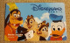 1 Carte Pass / Entrée Enfant Et Adulte Disneyland PARIS Années 90' Représentant Dingo, Tic Et Tac Et Donald - Tickets D'entrée