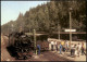 .Sachsen Schmalspurbahn Freital-Hainsberg - Kurort Kipsdorf, Bahnhof  1988 - Kipsdorf