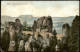 Ansichtskarte Rathen Sächsische Schweiz, Basteibrücke, Bastei 1910 - Rathen
