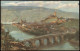 Ansichtskarte Bingen Am Rhein Burg Mit Burg Klopp Und Drususbrücke 1914 - Bingen