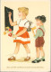 Glückwunsch Schulanfang & Einschulung Kinder An Der Tafel I.d. Schule 1959 - Einschulung