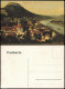 Königstein (Sächsische Schweiz) Panorama Elbe Blick, Sächs. Schweiz. 1910 - Koenigstein (Saechs. Schw.)