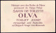 +++ Carte Parfumée - Publicité Savon De Toilette OLVA - Zeep - Savonneries LEVER Frères BRUXELLES  // - Vintage (until 1960)