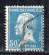 !!! TYPE PASTEUR, N°176a ISSU DE ROULETTE OBLITERE, SIGNE BRUN - 1922-26 Pasteur