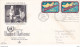 NATIONS UNIES 1960 2 FDC ESCAPE Yvert 76-77, Michel 86-87 - FDC