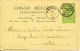 TT BELGIAN CONGO  INLAND SBEP 44 USED FROM KIN. 20.03.1919 TO MATADI - Ganzsachen