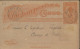 TT BELGIAN CONGO  INLAND SBEP 18a "PAPER B"  USED FROM LEO. 04.01.1909 TO IREBU - Stamped Stationery