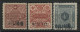 COLONIES CICILIE Timbres-Taxe N° 5 + 6 + 8 (2 Variétés) Cote 107 € Neufs * (MH) Voir Description - Unused Stamps