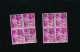 Lot De 2 Blocs De 4 Timbres  Moissoneuse  12f - 1957-1959 Mäherin