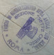 MARCHE DA BOLLO SU BUSTA - CONTRATTI LOCAZIONI CENT. 15+10 ROMA /10/12/42 - P.N.F. FASCIO APPIA ANTICA "TITO ACERBO" - Revenue Stamps