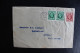 LSC 16/5/1936 OBLI MECA LONDRES 7LO TP GEORGES V THREE HALFPENCE ET HALF PENNY (paire)  POUR MONTBELIARD FRANCE - Storia Postale