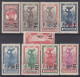 MARTINIQUE SERIE SURCHARGEE COMPLETE N° 111/119 NEUFS * GOMME AVEC CHARNIERE - Neufs