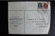 1939 LSC CAD CALCUTTA G-P-O  DESP. 10 /JULY /1939 GEORGES VI 3 PIES 1/2 ANNA POUR MONTBELIARD FRANCE - 1936-47 King George VI