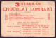 Chromo " Chocolat Lombart " Louis XV - Lombart