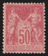 N°104, Sage 50c Rose (N Sous B), Neuf ** Sans Charnière - TB - 1898-1900 Sage (Type III)