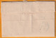 1835 - Cursive 72 VAUX, S. & Oise Et Dateur Sur Lettre Pliée Avec Corresp. De Vigny Vers Paris, Dateur - Décime Rural - 1801-1848: Precursors XIX