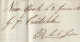 1818 - Entire Letter With Handwritten And Printed Text From NEW YORK, USA To MONTPELLIER, France - …-1845 Voorfilatelie