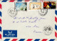 NEW CALEDONIA 1984 AIRMAIL LETTER SENT FROM MONT DORE TO NICE - Storia Postale