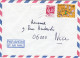 NEW CALEDONIA 1995 AIRMAIL LETTER SENT FROM NOUMEA TO NICE - Lettres & Documents