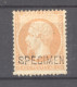 France  -  Specimen  :  Yv  23d  (*)  Signé B. Chandanson - Especimenes