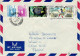 NEW CALEDONIA 1987 AIRMAIL LETTER SENT FROM NOUMEA TO NICE - Storia Postale