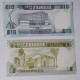 ZAMBIA - 2/10  KWACHA - P 24, P 26 (1980-1988) - 2 PCS  - UNC - BANKNOTES - PAPER MONEY - CARTAMONETA - - Zambia