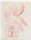 Meter Cut Netherlands 1964 Pegasus - Horseshoe - Mythologie