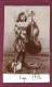 050424D - PHOTO ANCIENNE Fillette Chapeau Violoncelle Chien Jack Russel - Objects