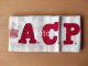 OLD 1940s BRASSARD ACP AUTOMOVEL CLUBE DE PORTUGAL ORIGINAL CIRCUIT CAR RACING ARM BAND BRAÇADEIRA - KFZ