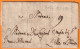 1729 - KGII - Lettre Pliée Avec Corresp En Français De LONDON , Angleterre Vers LILLE En Flandres, France - ...-1840 Precursores