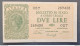 BANKNOTE ITALY KINGDOM VITTORIO EMANUELE 2 LIRE 1944 VENTURA GIOVINCO NOT CIRCULATED - Italië – 2 Lire