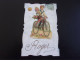 Prénom - N°76870 - Roger - Garçon Sur Un Vélo Fleuri - Carte Avec Ajouti Chromo - Prénoms