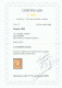 ESPAÑA   EDIFIL  NE 1  (NO EXPENDIDO)   ,  CERTIFICADO  C.M.F.   MH  * - Nuovi