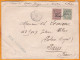 1908 - Enveloppe De TIEN TSIN, BFE Vers Paris, France - Via SIBERIE SIBERIA - Affrt 20 C Mouchon Et 5 C Blanc - Storia Postale