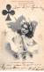 Jeux - N°72563 - Dame De Trèfle (Les 4 Dames) - Horoscope : Femme Aimante ... - Playing Cards