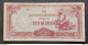 BANKNOTE BURMA MYANMAR JAPANESE GOVERNMENT 10 RUPEE 1942 UNCIRCULATED - Giappone