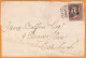 1850 - QV - 1 Penny Red Non Dentelé - Plate 122 - Sur Env. De HADDINGTON (East Lothian) Vers EDINBURGH, Ecosse, Scotland - Briefe U. Dokumente